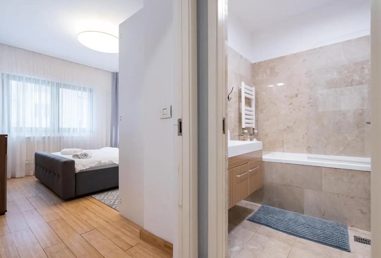 Apartment Happy Bubble I Timpuri Noi 1Br Apt 4 Ppl Bucharest